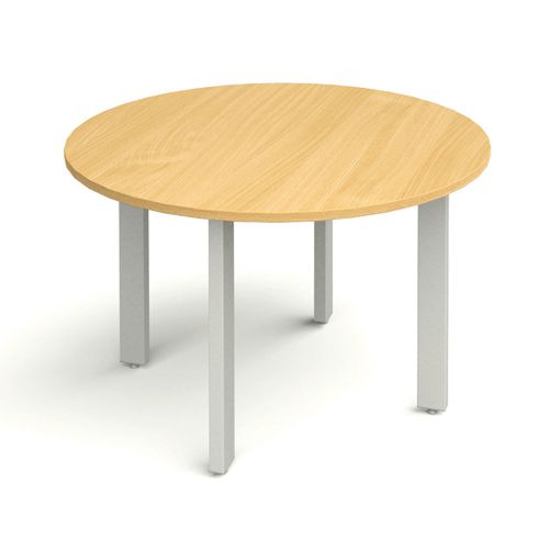 Round Meeting Table 1200 diameter Beech