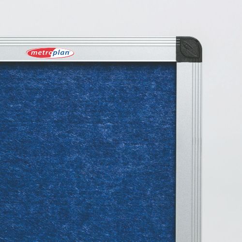 403480 Eco-colour®  premium fire resistant noticeboard with aluminium frame
