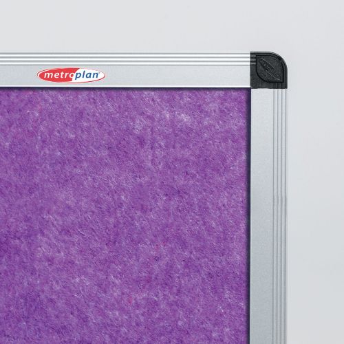 403490 Eco-colour®  premium fire resistant noticeboard with aluminium frame