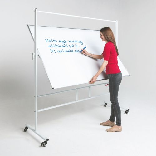 WriteAngle Revolving Whiteboard - 1200 x 1800mm (HxW) - Magnetic