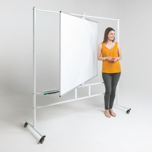 WriteAngle Revolving Whiteboard - 900 x 1200mm (HxW) - Magnetic