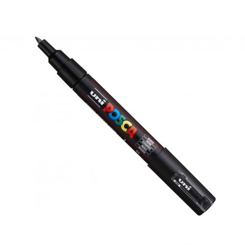 Posca PC-1M Marker Broad Black PK1
