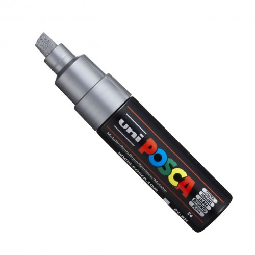 Posca PC-8K Marker Broad Silver PK1