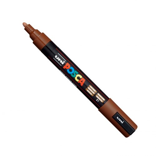 Posca PC-5M Brown Single Marker Pen PK1