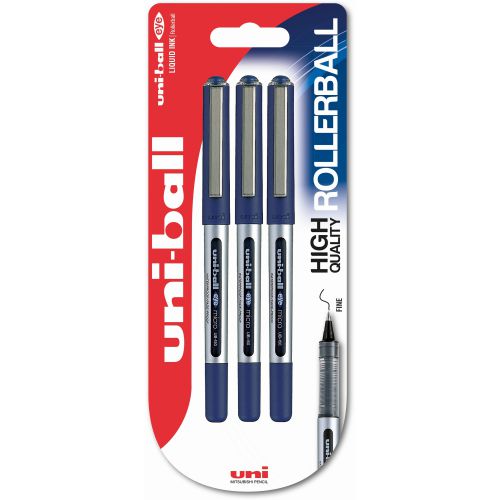 Uni-Ball UB-150 Eye Micro Fine Blister Blue PK3