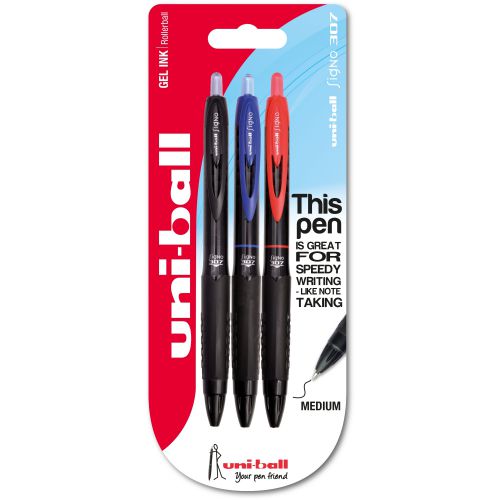 Uni-Ball UMN-307 Signo 307 RT Blister Assorted PK3