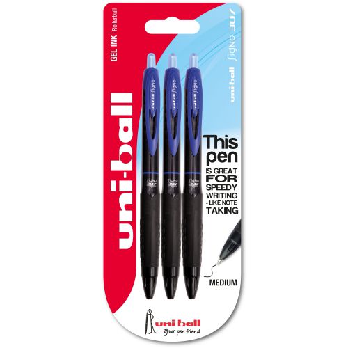 Uni-Ball UMN-307 Signo 307 RT Blister Blue PK3