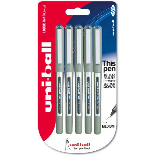UniEye UB-157 Fine Rollerball Blue PK5