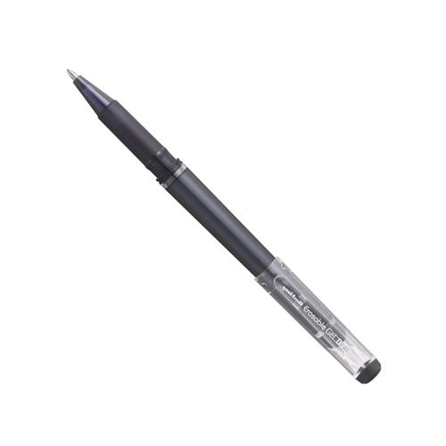 87490UB - uni-ball Erasable  UF-222-07  Gel Capped Pen 0.7mm Tip Black (Pack 12) - 233759000