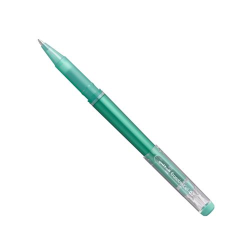 87511UB - uni-ball Erasable  UF-222-07 Gel Capped Pen 0.7mm Tip Green (Pack 12) - 233783000