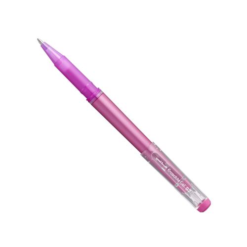 uni-ball Erasable  UF-222-07 Gel Capped Pen 0.7mm Tip Pink (Pack 12) - 233817000 Ballpoint & Rollerball Pens 87532UB