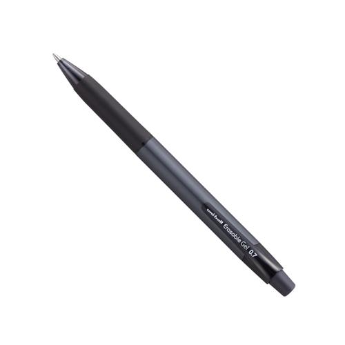 uni-ball Erasable URN-181-07 Gel Retractable Pen 0.7mm Black (Pack 12) - 305698000