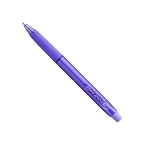 uni-ball Erasable URN-181-07 Gel Retractable Pen 0.7mm Tip Violet (Pack 12) - 305730000