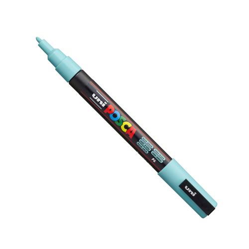 Posca PC-3M Paint Marker Water Based Fine Line Width 0.9 mm - 1.3 mm Aqua Green (Single Pen) - 284869000 Mitsubishi Pencil Company