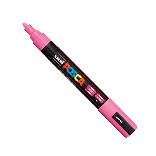 Posca PC-5M Paint Marker Water Based Medium Line Width 1.8 mm - 2.5 mm Pink (Single Pen) - 286609000
