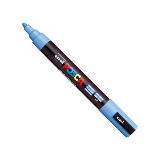 Posca PC-5M Paint Marker Water Based Medium Line Width 1.8 mm - 2.5 mm Sky Blue (Single Pen) - 286716000