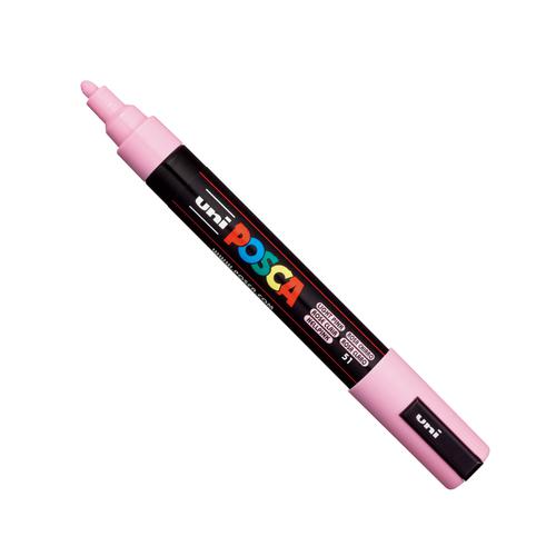Posca PC-5M Paint Marker Water Based Medium Line Width 1.8 mm - 2.5 mm Light Pink (Single Pen) - 286732000