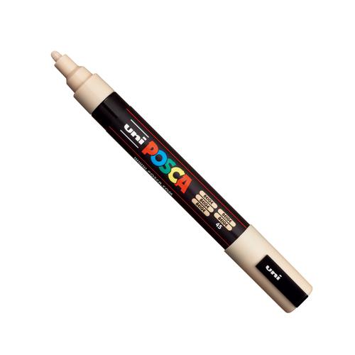 Posca PC-5M Paint Marker Water Based Medium Line Width 1.8 mm - 2.5 mm Beige (Single Pen) - 286757000