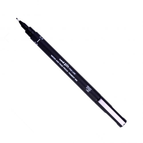 uni PIN08-200(S) Pigment Ink Fine Line Pen 0.8mm Tip Black (Pack 12) - 482380000  20670UB