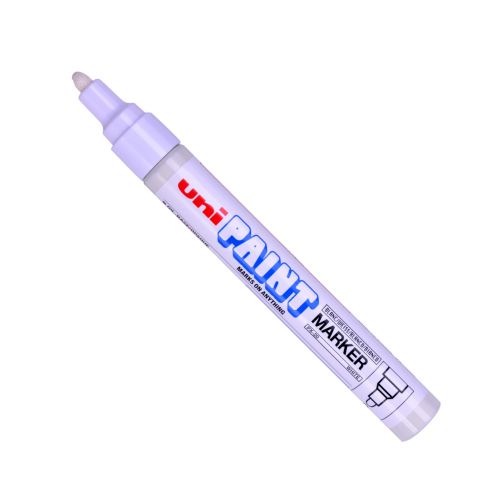 Uni Paint Marker Bullet Tip Medium Point Px20 Line Width 1.8-2.2mm White Ref 545491000 [Pack 12]