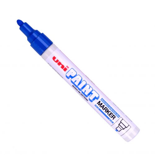 Uni PX-20 Paint Marker Medium Bullet Tip 1.8-2.2mm Blue (Pack 12)