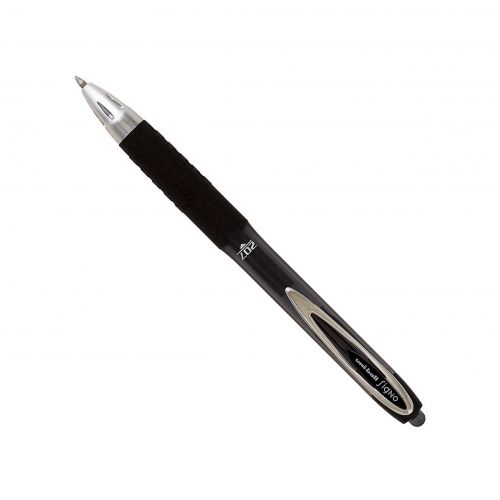 uni-ball Signo 207 UMN-207 Retractable Gel Rollerball Pen 0.7mm Tip 0.4mm Line Black (Pack 12) - 762633000