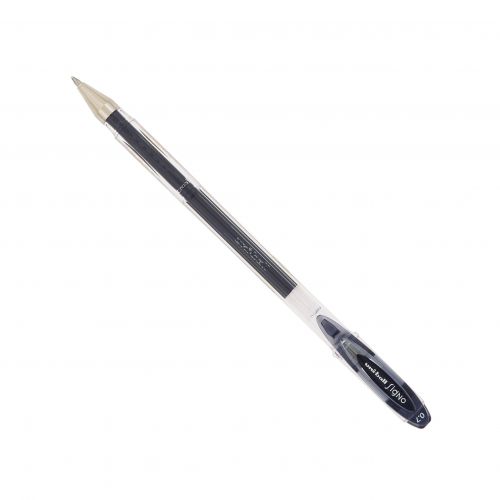 Uni-ball SigNo UM120 Gel Rollerball Pen 0.7mm Tip 0.5mm Line Black Ref 781252000 [Pack 12]