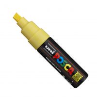uni Posca PC-8K Paint Marker Chisel Tip 8mm Line Yellow - 148809000