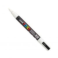 Posca PC-3M Marker Fine White PK1