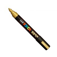 Posca PC-5M Marker Medium Gold PK1