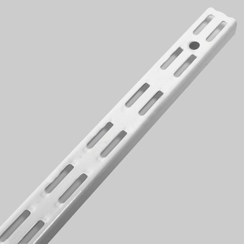 Twin Slot Upright - 450mm - White - 2 Pack
