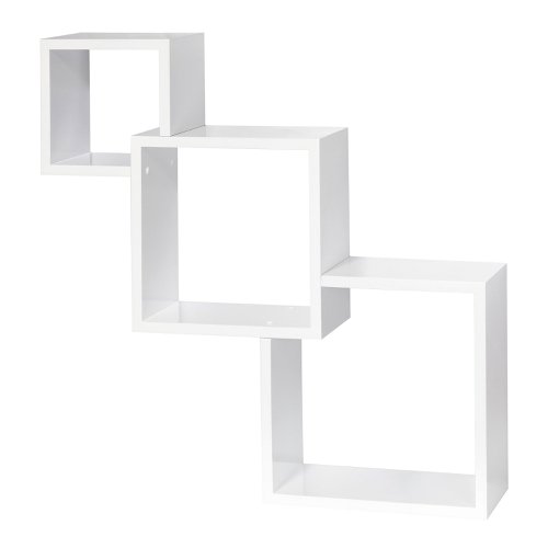 Cascade Cube Set - 650x650x155mm - White Gloss