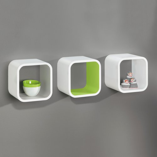 Soft Cube 255x255x200mm White/Green