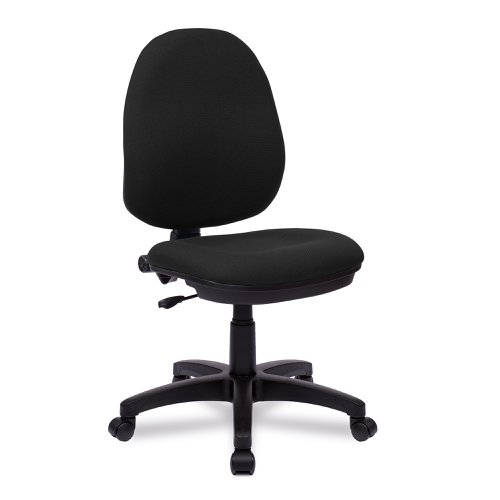 Java Medium Back Operator Chair - Single Lever - Black