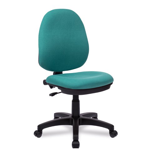 Java Medium Back Operator Chair - Single Lever - Green