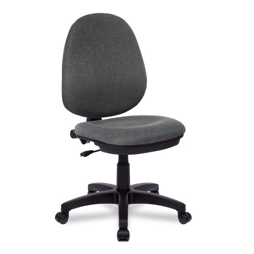 Java Medium Back Operator Chair - Single Lever - Grey