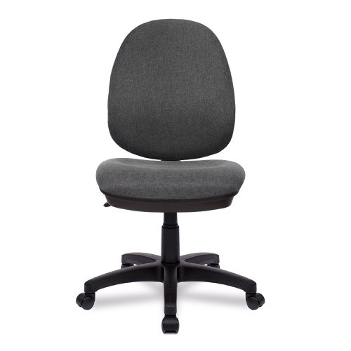Nautilus Designs Java 100 Medium Back Single Lever Fabric Operator Office Chair Without Arms Grey - BCF/I300/GY