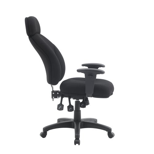 Nautilus Designs Nexus Designer Medium Back Mesh Operator Office Chair Sculptured Lumbar Spine Support and Adjustable Arms Red - BCM/K512/RD/ADT Nautilus Designs