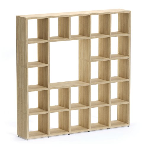 Boon - 21x Cube Shelf Storage System - 1830x1810x330mm - Oak