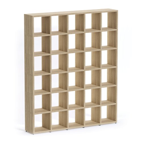 Boon - 30x Cube Shelf Storage System - 2180x1810x330mm - Oak