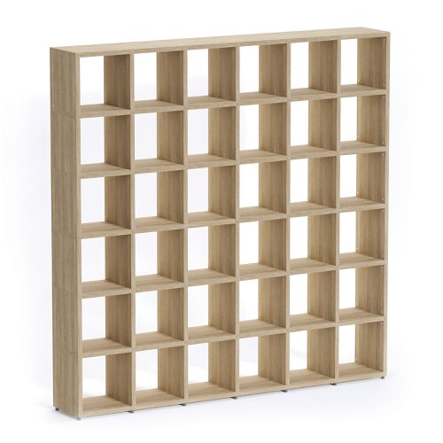 Boon - 36x Cube Shelf Storage System - 2180x2160x330mm - Oak