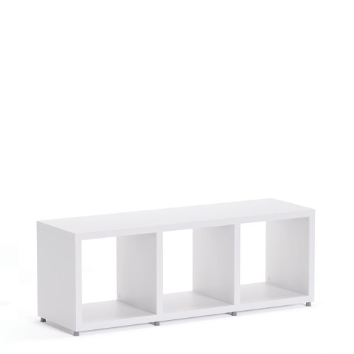 Boon - 3x Cube Shelf Storage System - 400x1100x330mm - White