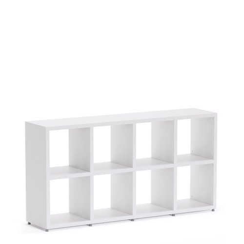 Boon - 8x Cube Shelf Storage System - 760x1450x330mm - White