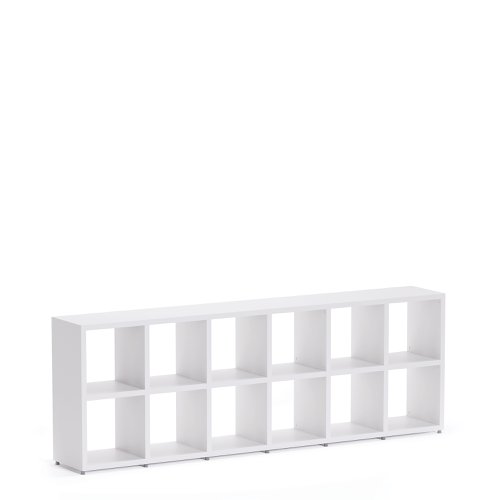 Boon - 12x Cube Shelf Storage System - 760x2160x330mm - White