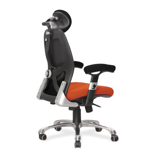 Ergo Ergonomic Luxury High Back Executive Mesh Chair with Chrome Base Certified for 24 Hour Use - Olympic/Black | ERGO/YP113/BK | Nautilus Designs
