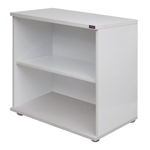 Aspire Book Case - 800mm - 1 Shelf -White