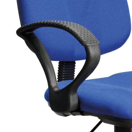 Fixed stylish 'shark fin' style hoop arm for extra function and comfort and fits most task/operator chairs.