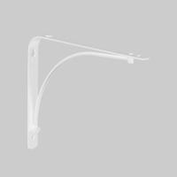 Arc Shelf Bracket - 230x180mm - White - 4 Pack