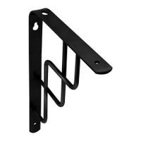 Step Shelf Bracket - 230x180mm - Black - 4 Pack