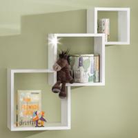 Cascade Cube Set - 650x650x155mm - White Gloss